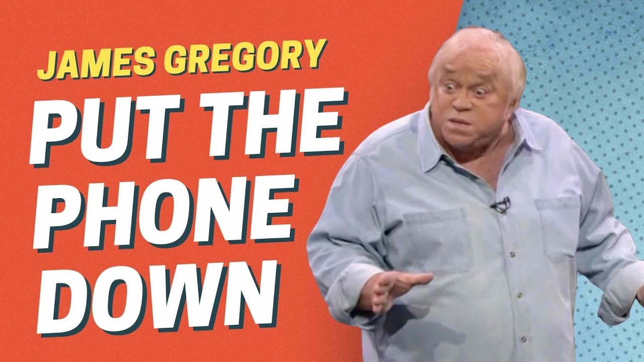 James Gregory Destroys Cell Phone Addiction in America | James Gregory