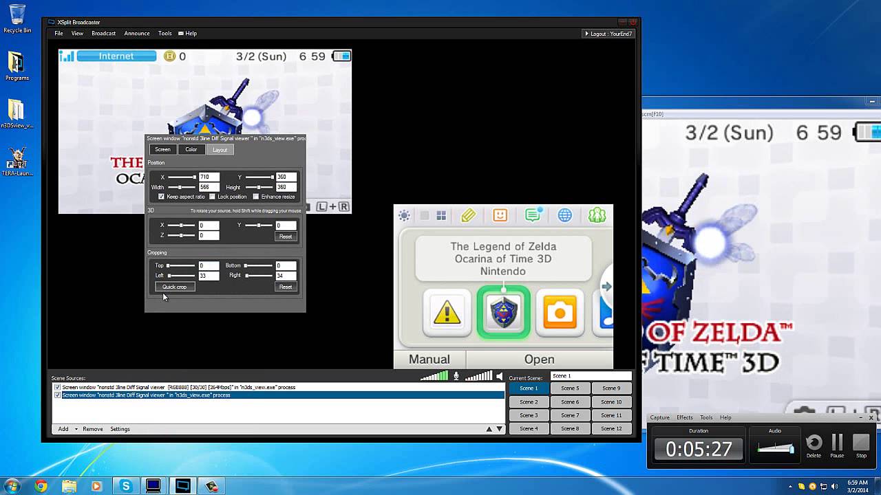 How I Record My Nintendo 3DS Capture Card Videos~~