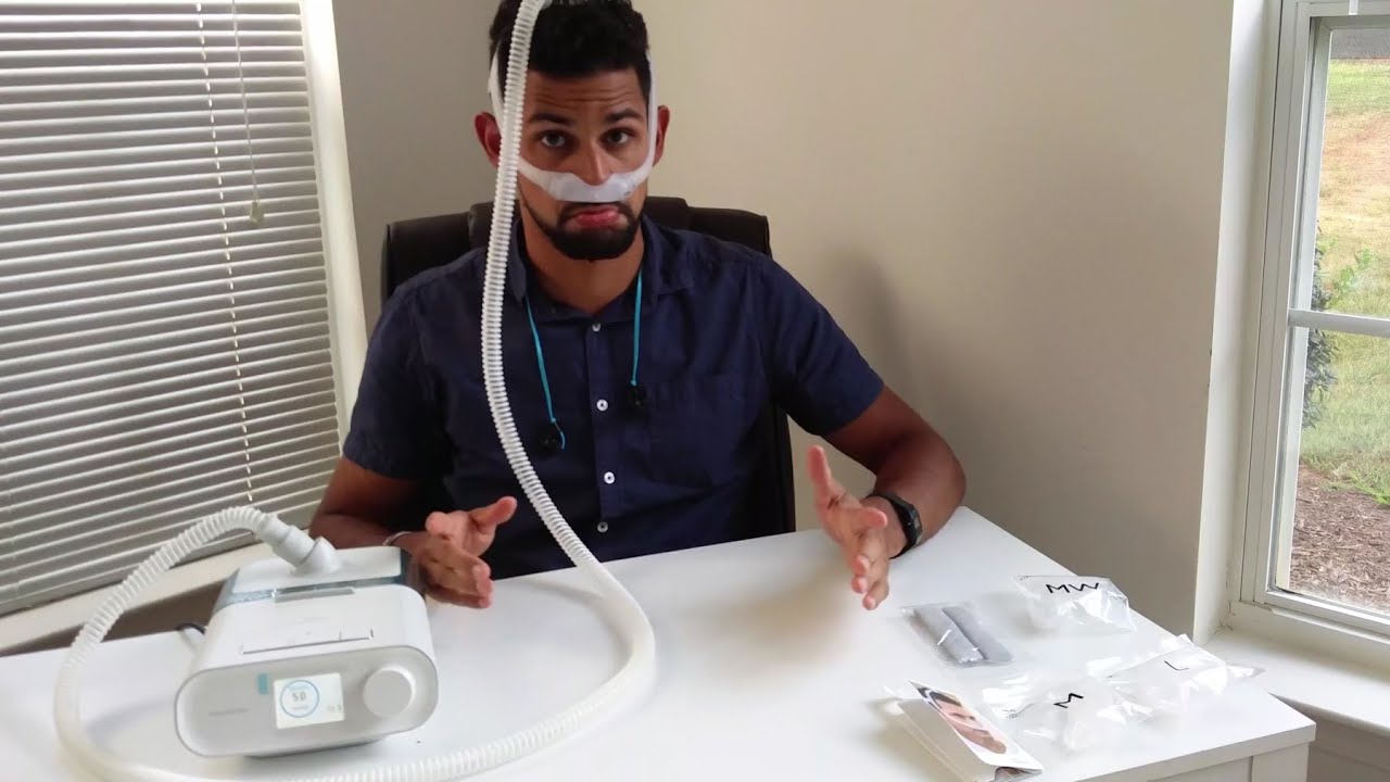 DreamWear CPAP Nasal Mask Review And Demonstration Philips Respironics