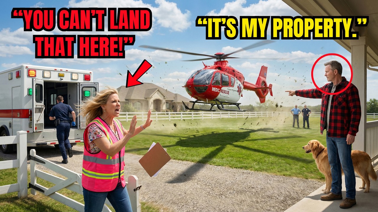 HOA Karen Blocked an Ambulance to My House — 9 Minutes Later, I Landed a Rescue Helicopter