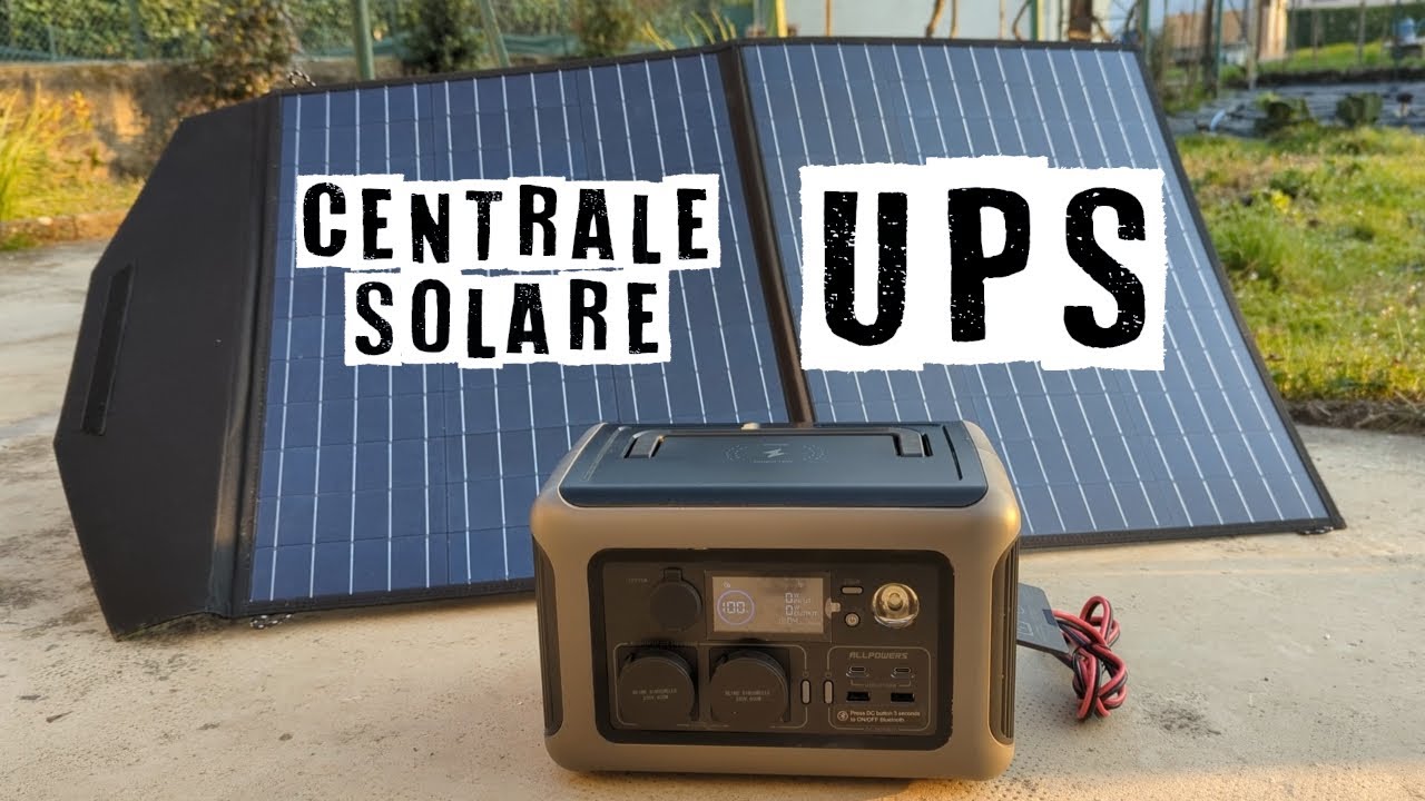 Recensione gruppo di continuità e centrale elettrica solare AllPowers R600 con batteria LiFePo4