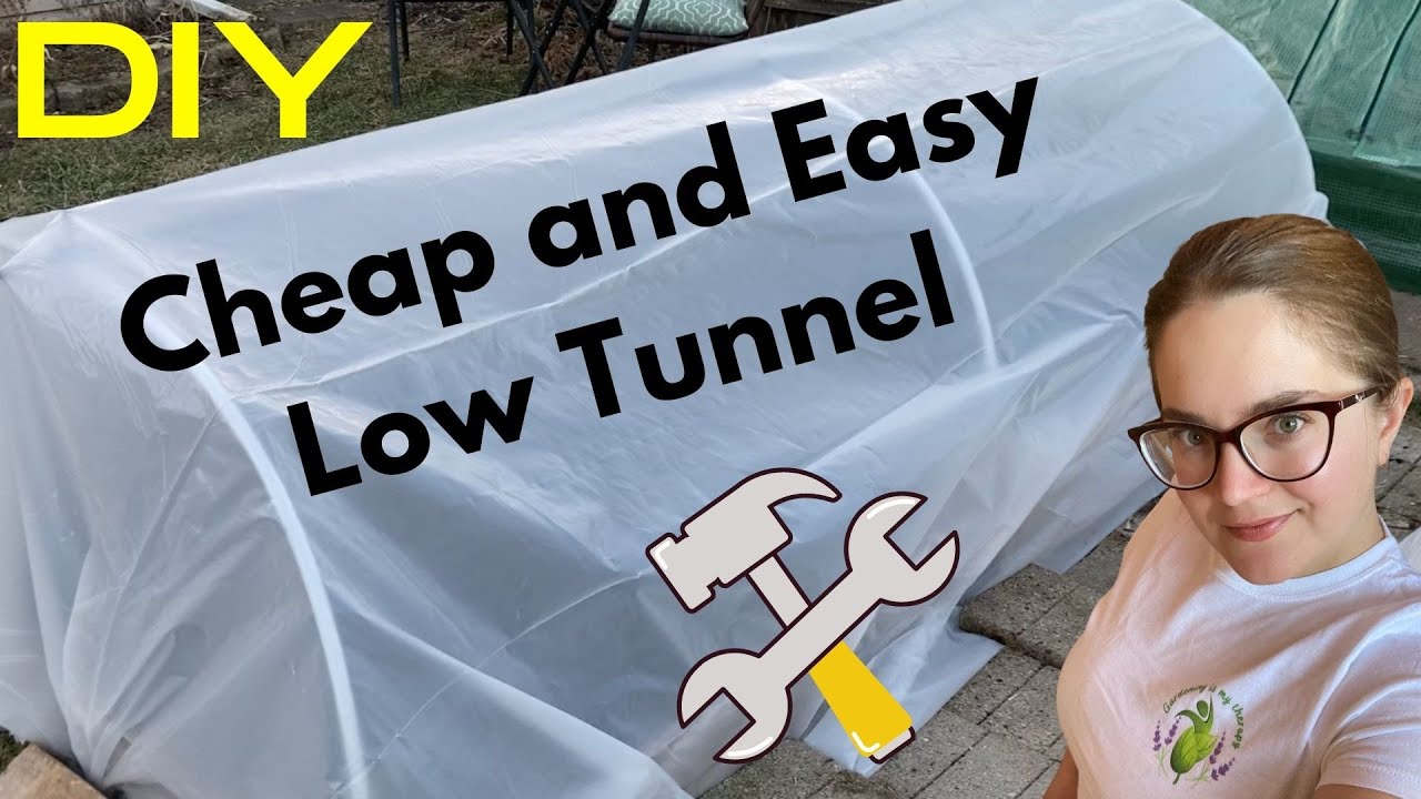 DIY Low tunnels over raised beds | Cheap and easy