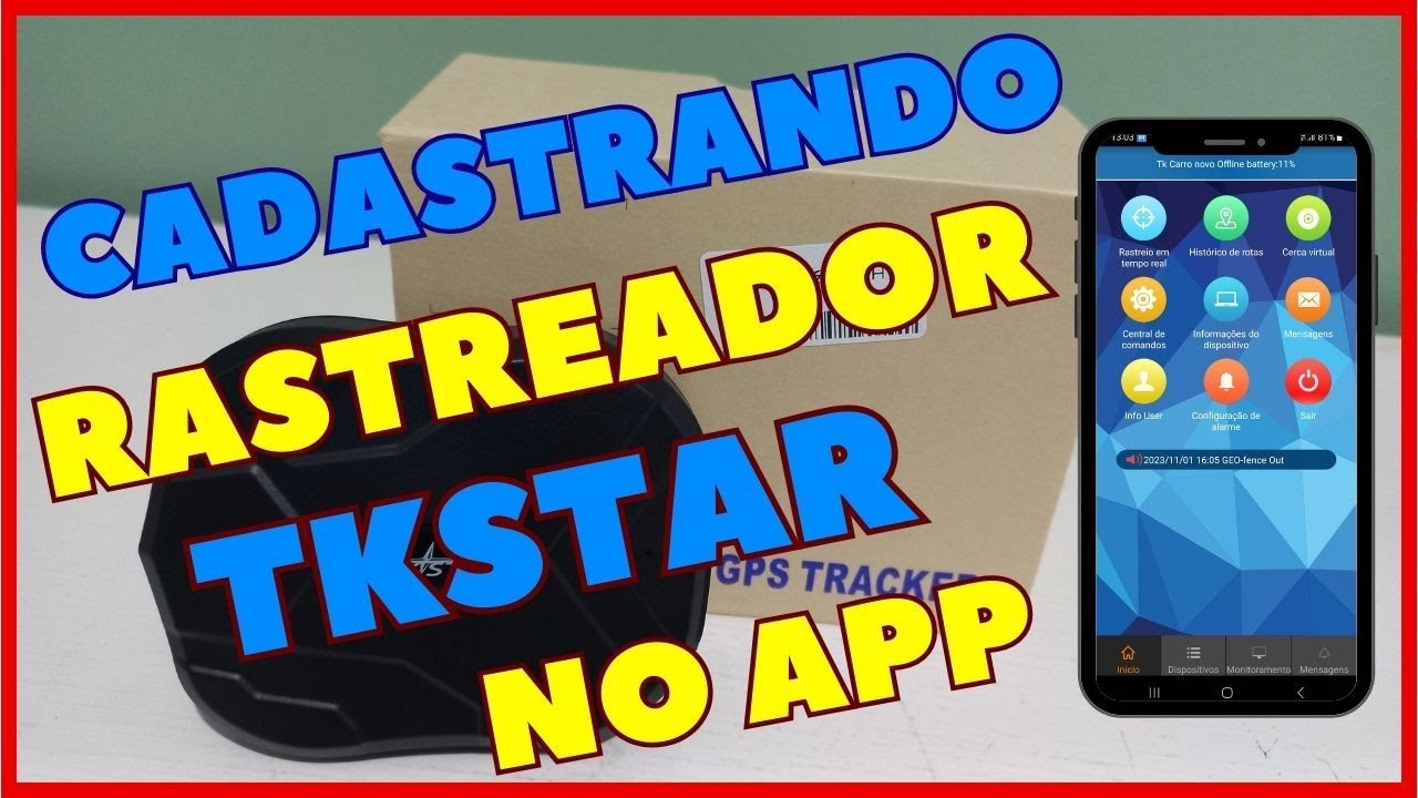 Como configurar o rastreador tkstar no app