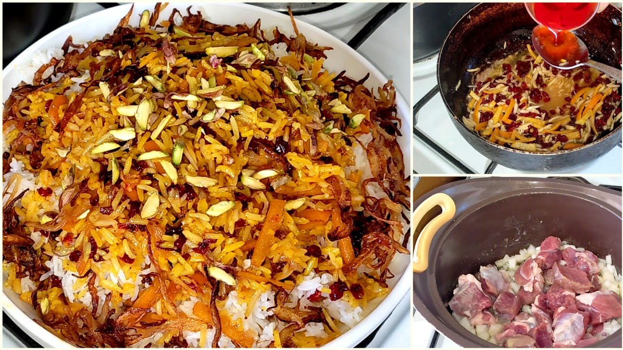 Persian Qeymeh nesar stew~amazing delicious and traditional Iranian food❗