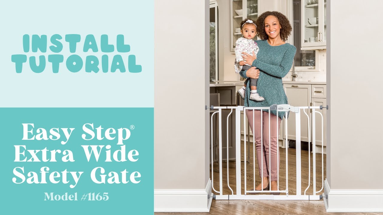 Easy Step® Extra Wide Safety Gate | Install Tutorial