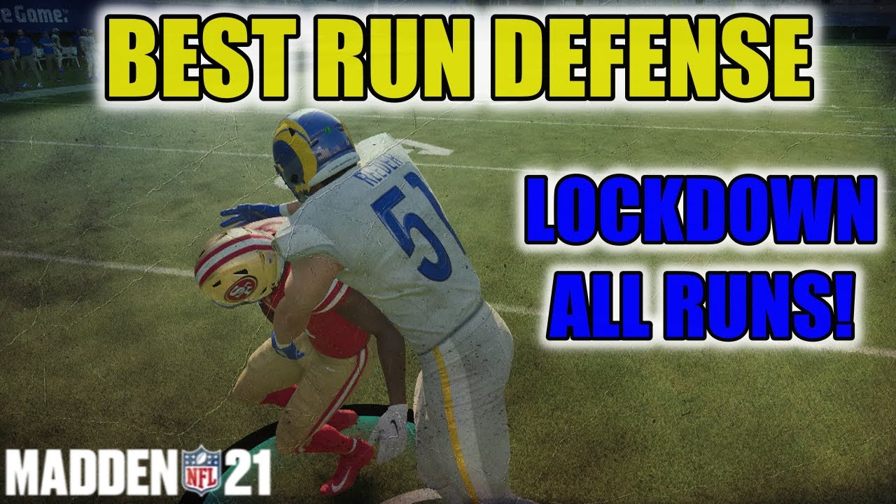 BEST MADDEN 21 RUN DEFENSE! HOW TO EASILY STOP ALL RUNS IN MADDEN NFL 21! TIPS & TRICKS