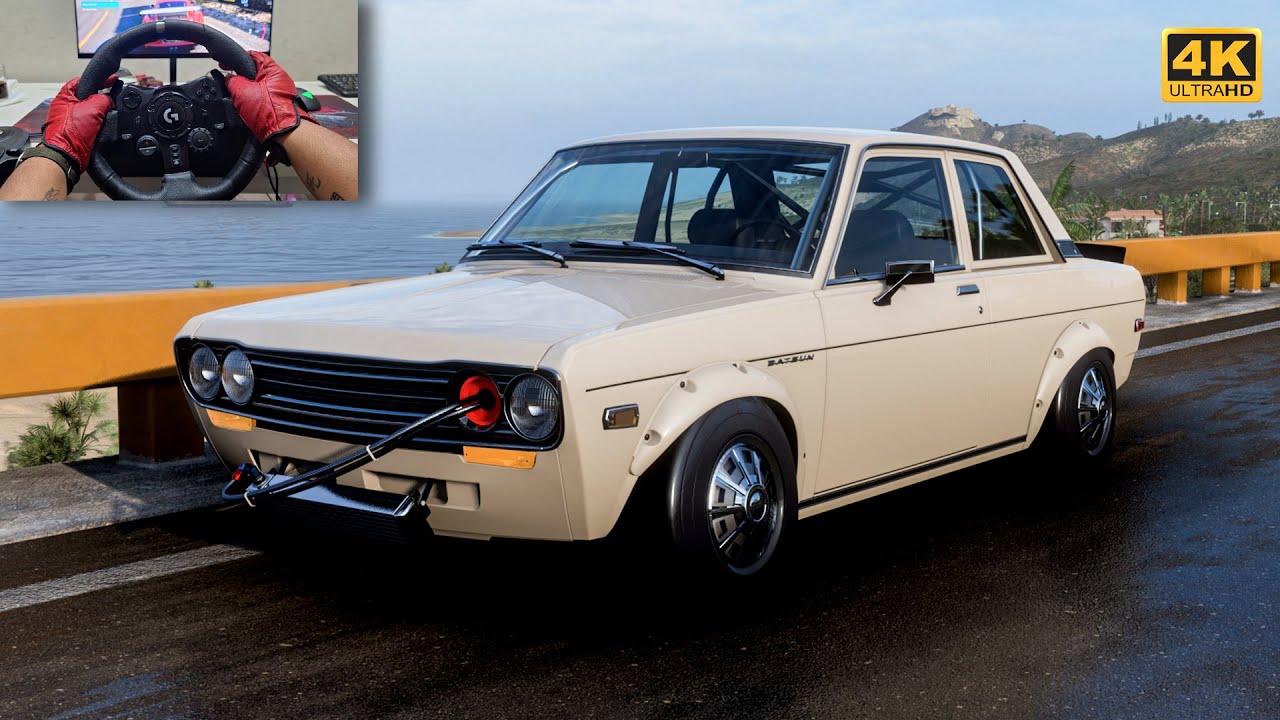 Datsun 510 - Forza Horizon 5 | Logitech G923 Steering Wheel [4K]