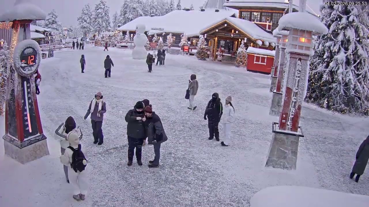 Finland - Santa Claus Village Timelapse 4.2.2026