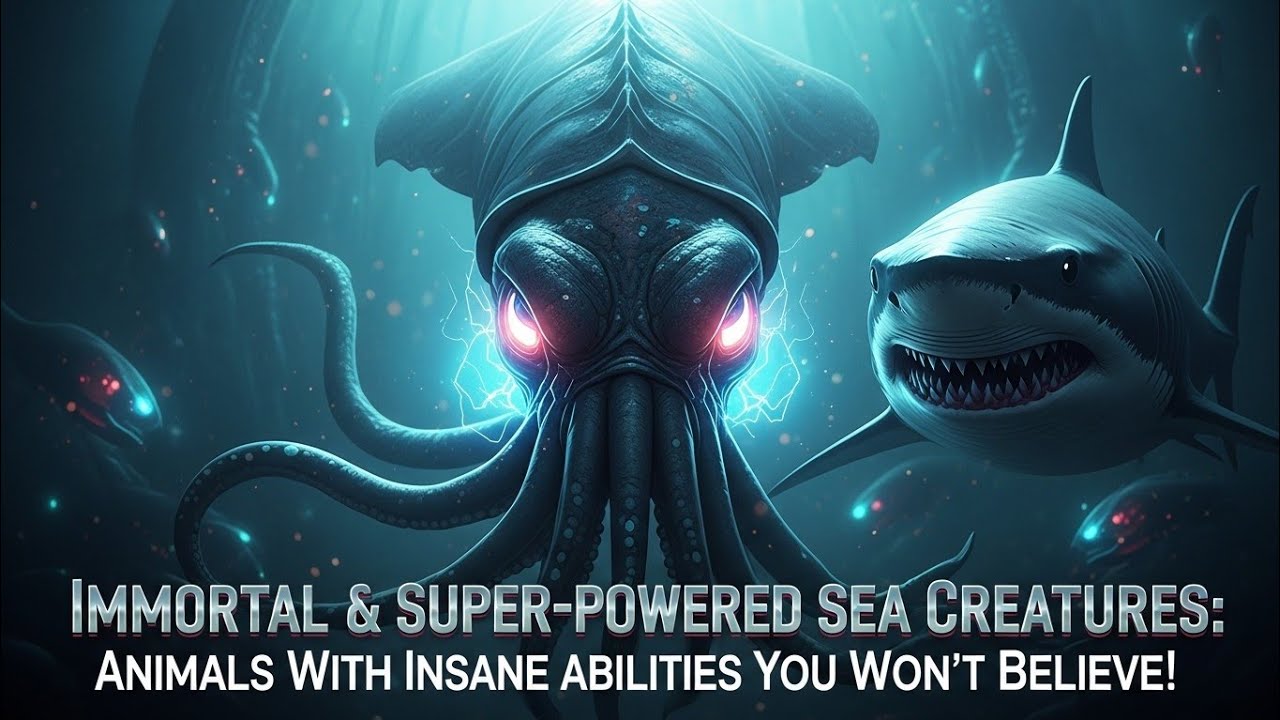 Immortal & Super-Powered Sea Creatures: Animals With Insane Abilities You Won't Believe!