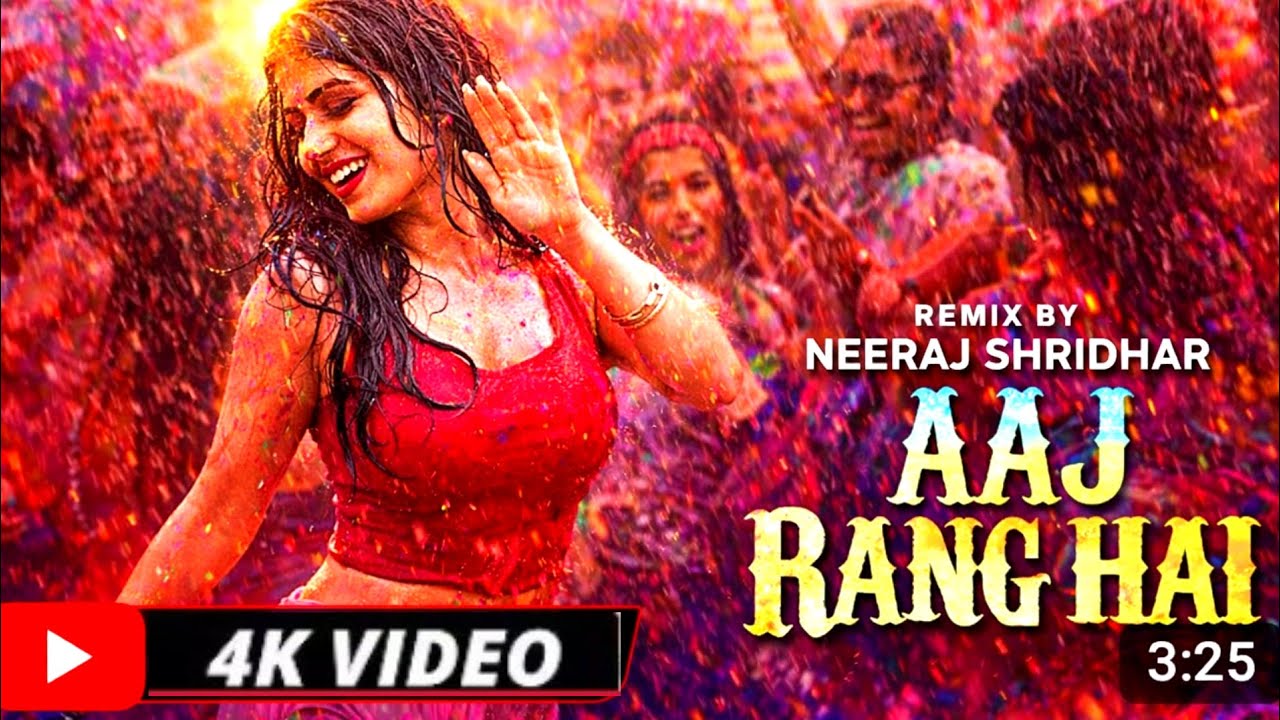 AAJ RANG HAI 🔥 Holi Special Remix 2026 | Party Dance Song | Full HD Video