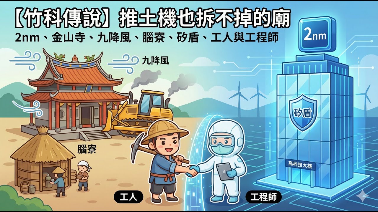 【新竹竹科】矽谷眾神下班了：金山寺的熄火傳說與 2nm 的腦寮往事