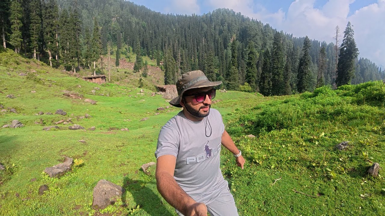 💧 Kashmir Mountain Survival – Clear Water, Green Hills & Village Life