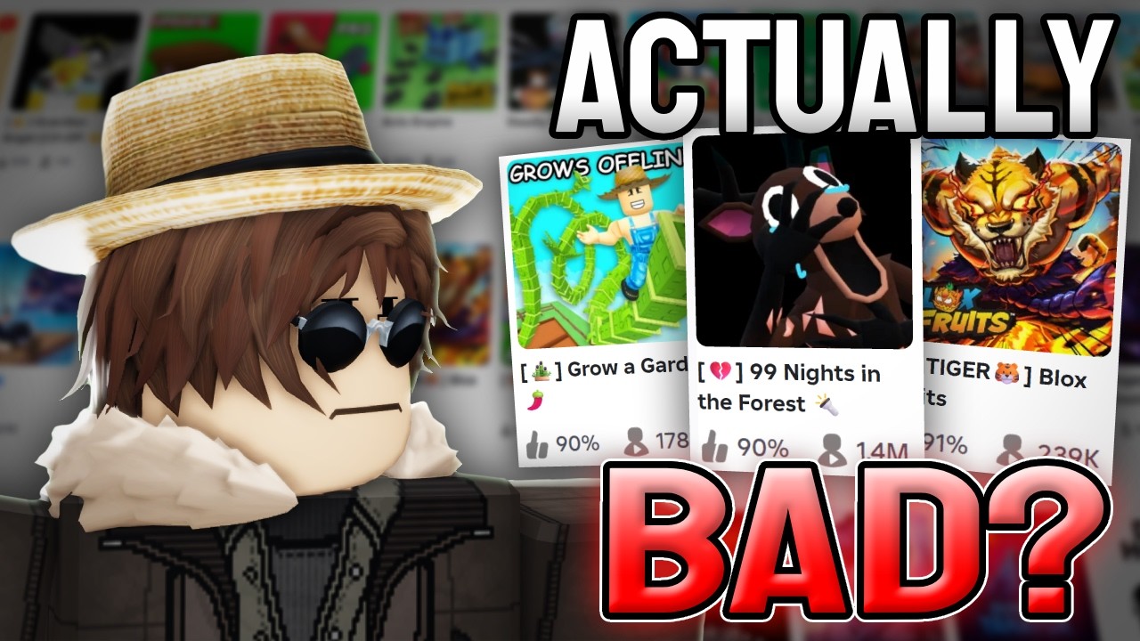 Популярные игры Roblox на самом деле плохие? ft. Cracky4
