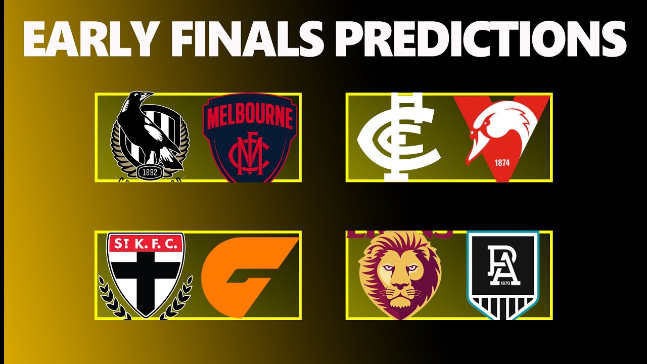 Early AFL Finals Predictions 2023