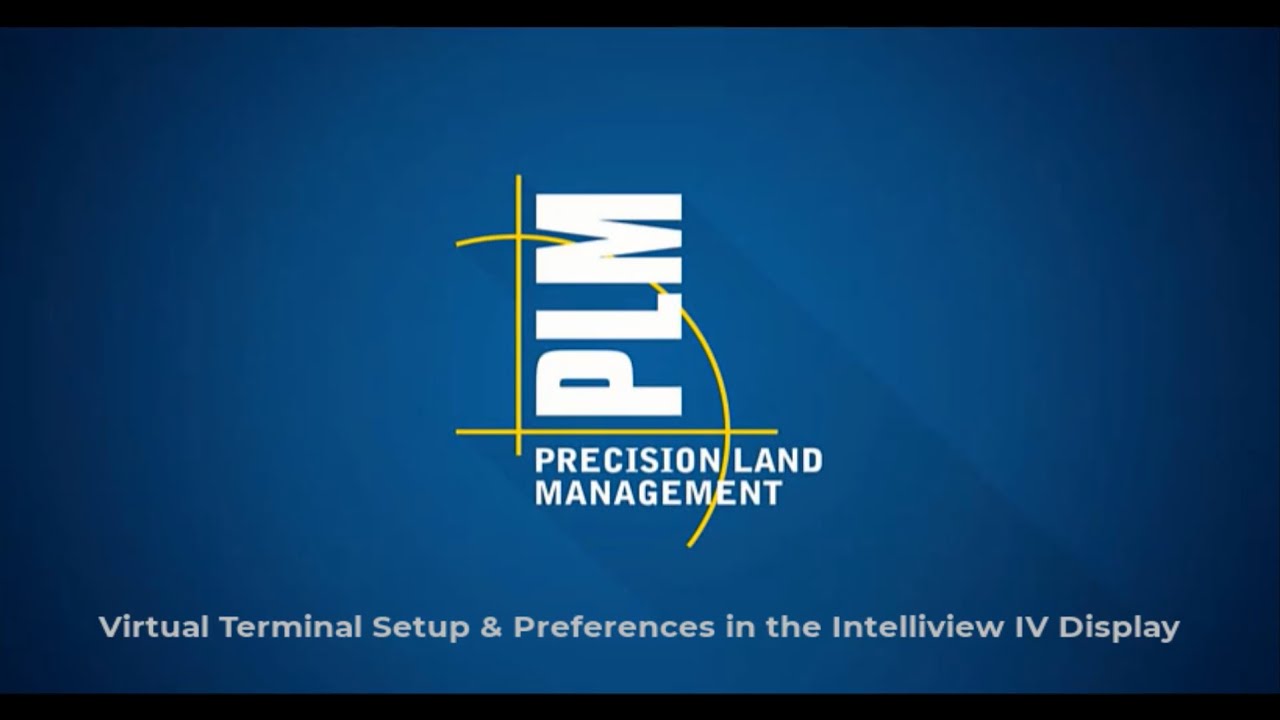 Virtual Terminal setup and preferences in the Intelliview IV Display