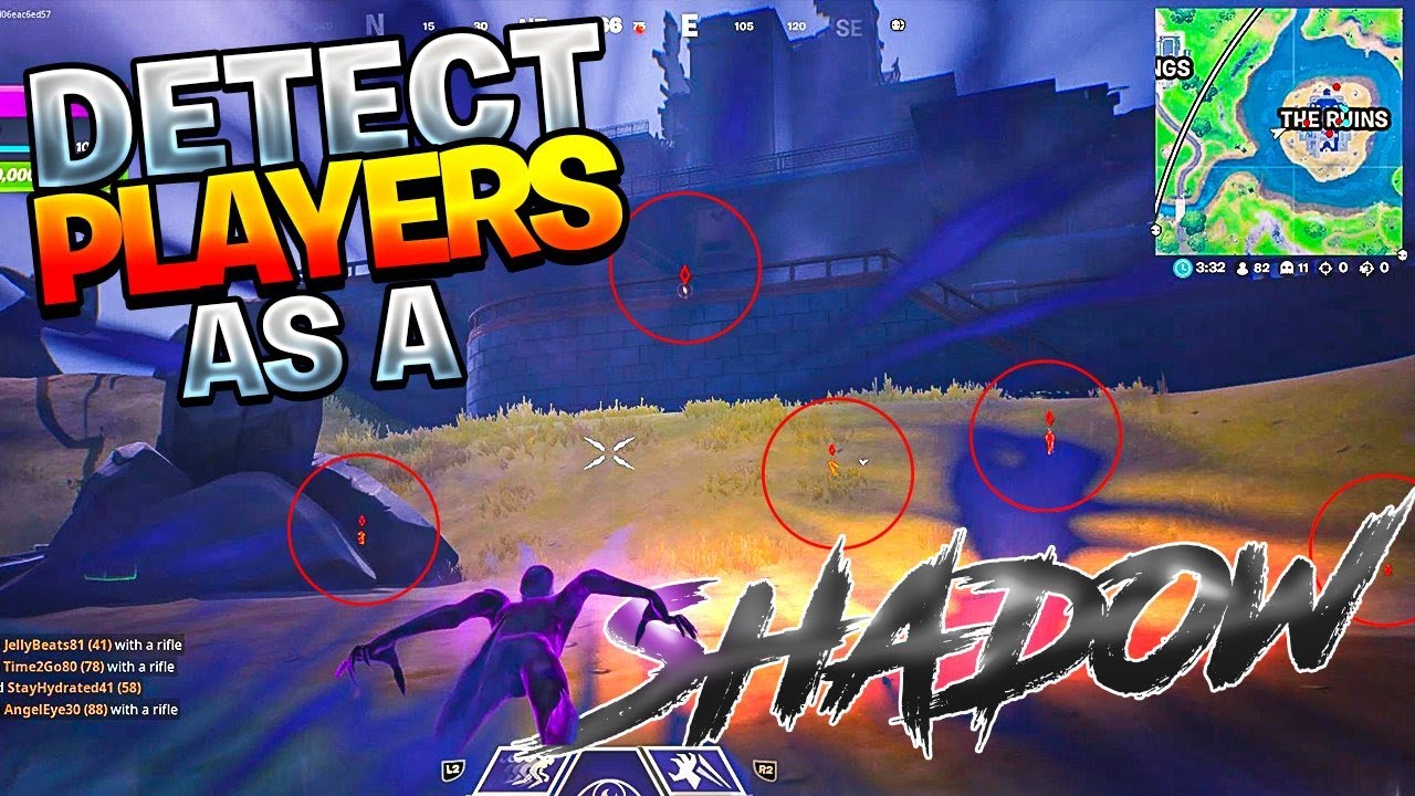 How To DETECT 10 PLAYERS AS A SHADOW In ONE Match!