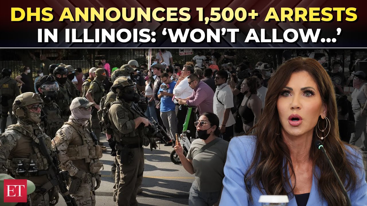 US Immigration Crackdown | DHS arrests 1,500+ illegal aliens across Illinois amid Op Midway Blitz