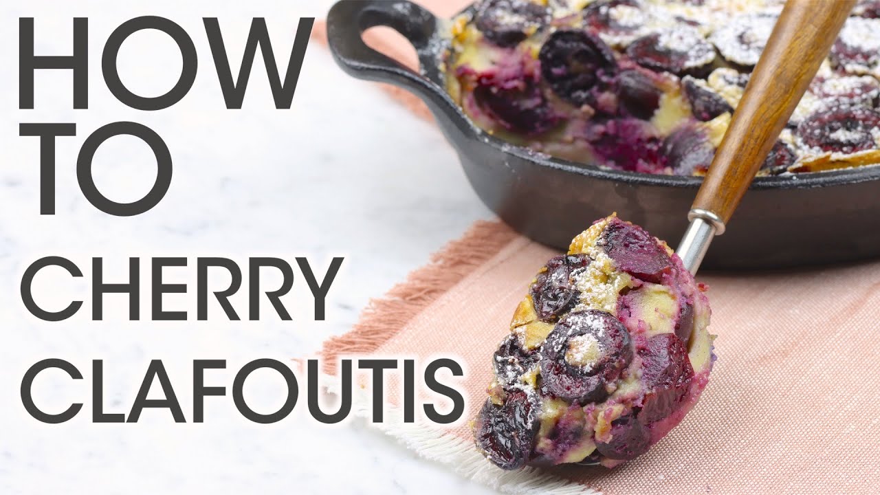 How To Make Cherry Clafoutis: French Chef Makes Easy Yummy Cherry Clafoutis Recipe | How To Cuisine