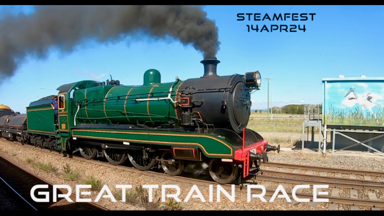 ARTC Great Steam Train Race - Hunter Valley Steamfest, Australia