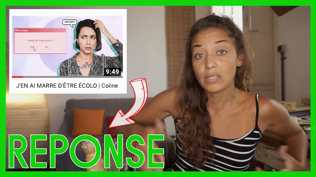🔻Réponse à COLINE: Marre d'être Ecolo