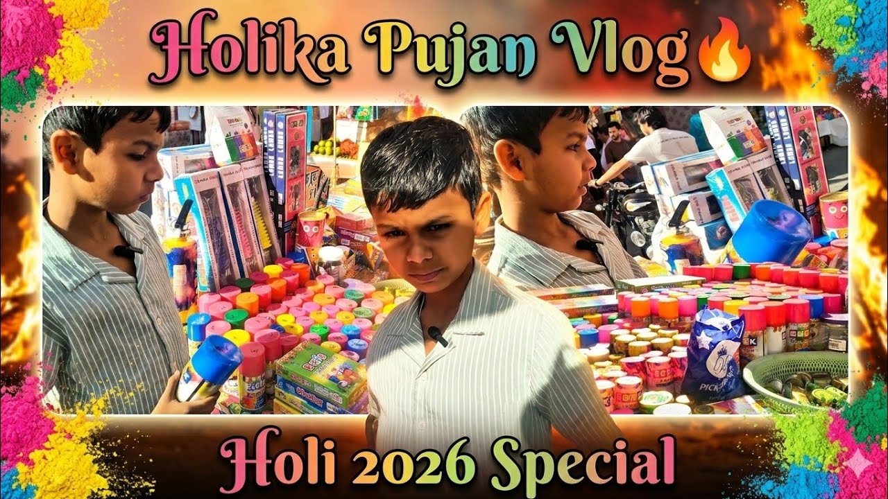 Holi 2026 Shopping in Ram Bazar & Shyam Bazar Ambala Cantt 🔥