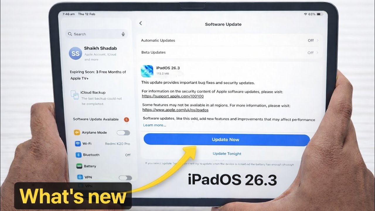 iPadOS 26.3 Final Stable Release – What’s New & Should You Update?