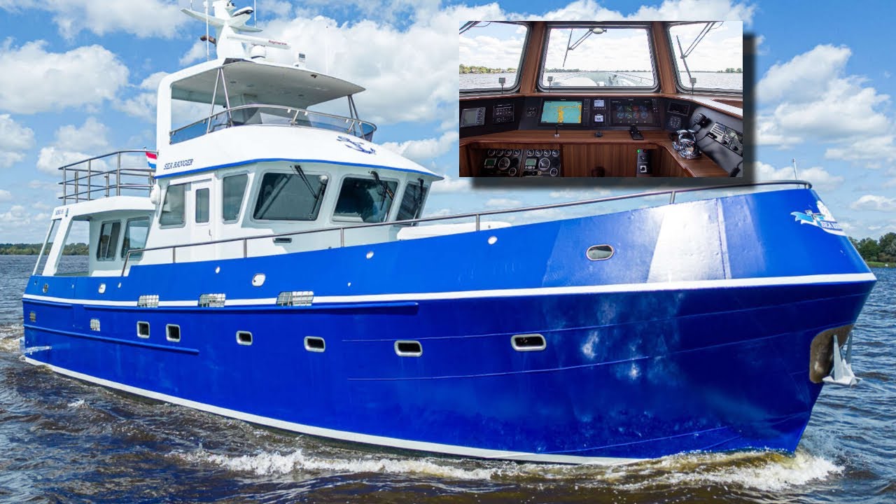 €1.45M 'Sea Ranger' The Ultimate Steel Trawler Yacht is now FOR SALE!