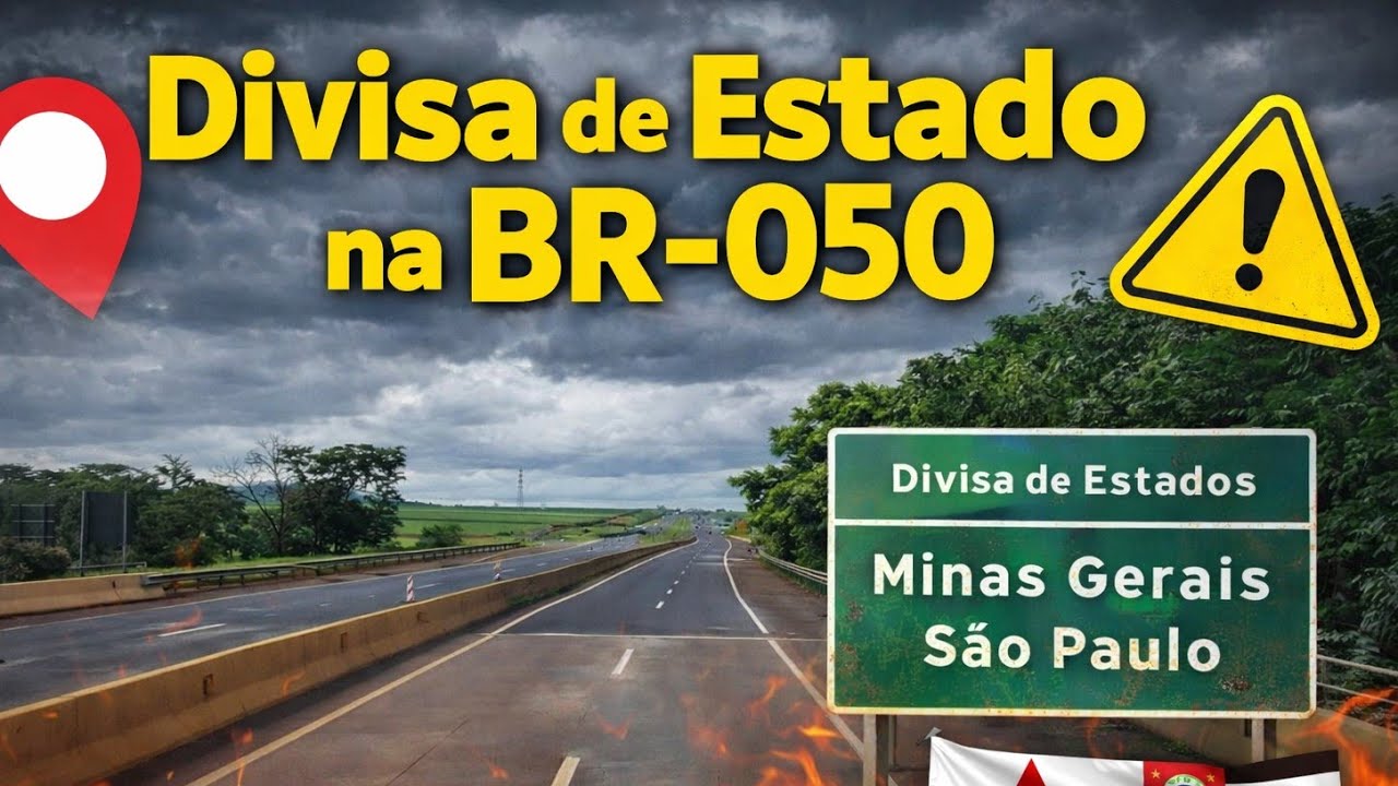 EP84/36 CORTANDO A #BR050/262  EM #UBERABA CRUZANDO A DIVISA DE ESTADO