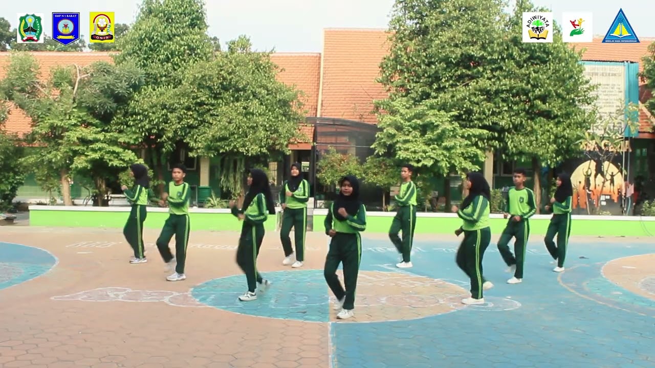 Lomba Senam Anak Indonesia Hebat 2025_SMP Negeri 1 Barat_Jawa Timur