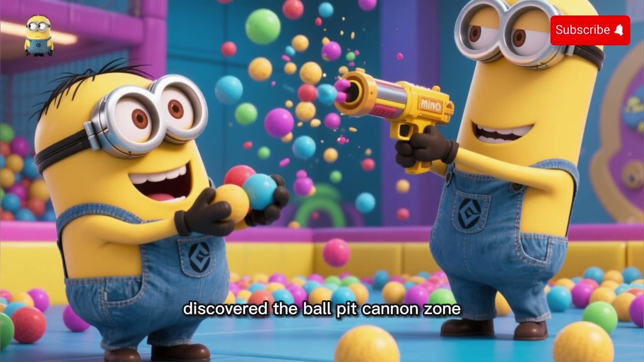 Minions in Indoor Playground - Bedtime Goodnight Story