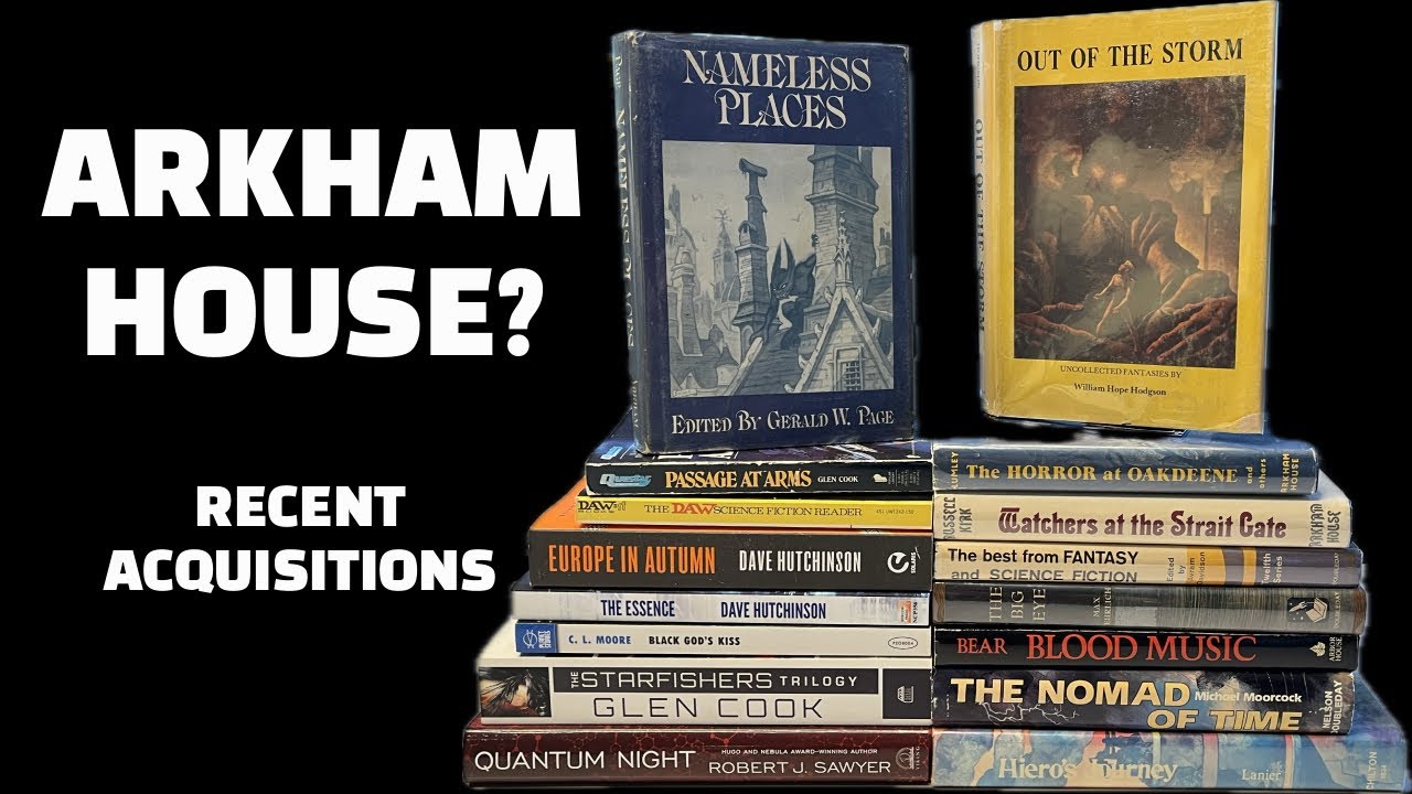 Arkham House books and other acquisitions both old and new.  #arkham #horror #weird