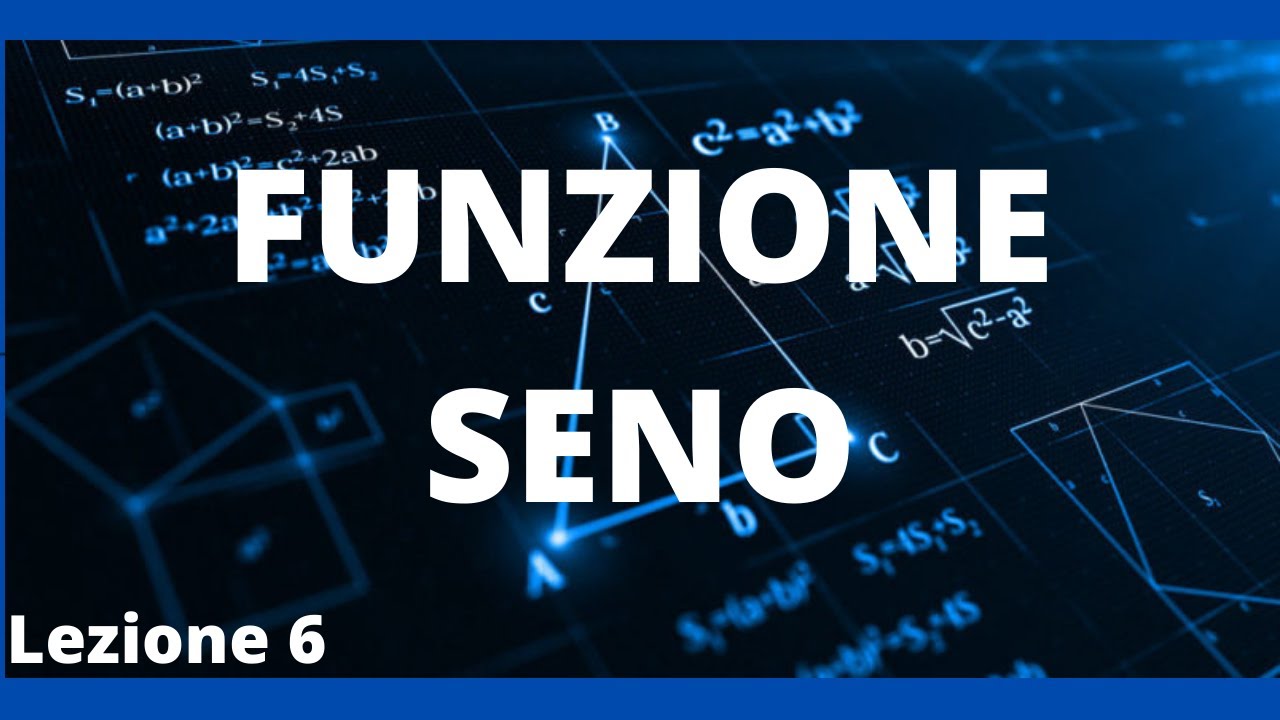 Funzione seno: te lo spiego con due parole