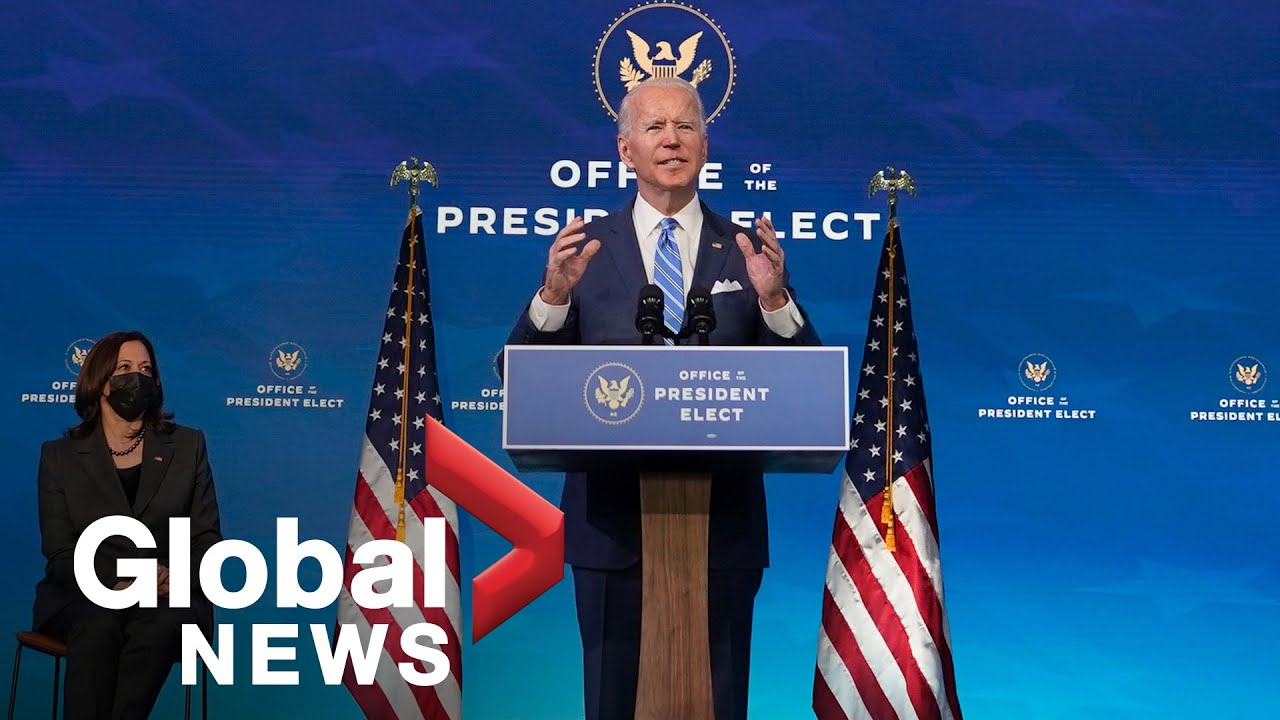 Coronavirus: Biden unveils stimulus plan to jump-start US economy | FULL