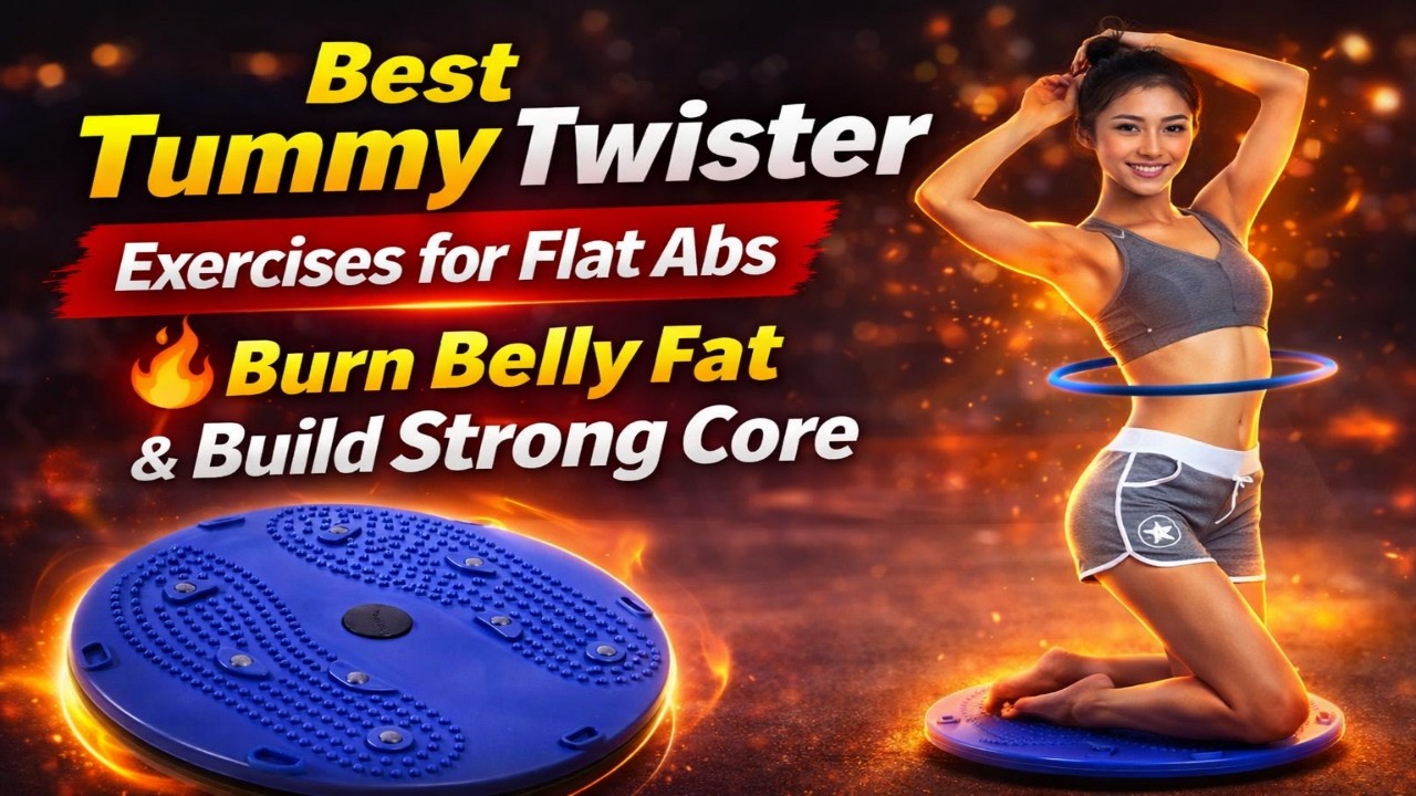 Tummy Twister Workout at Home | Best Tummy Twister Exercises for Flat ABS & Core #TummyTwister