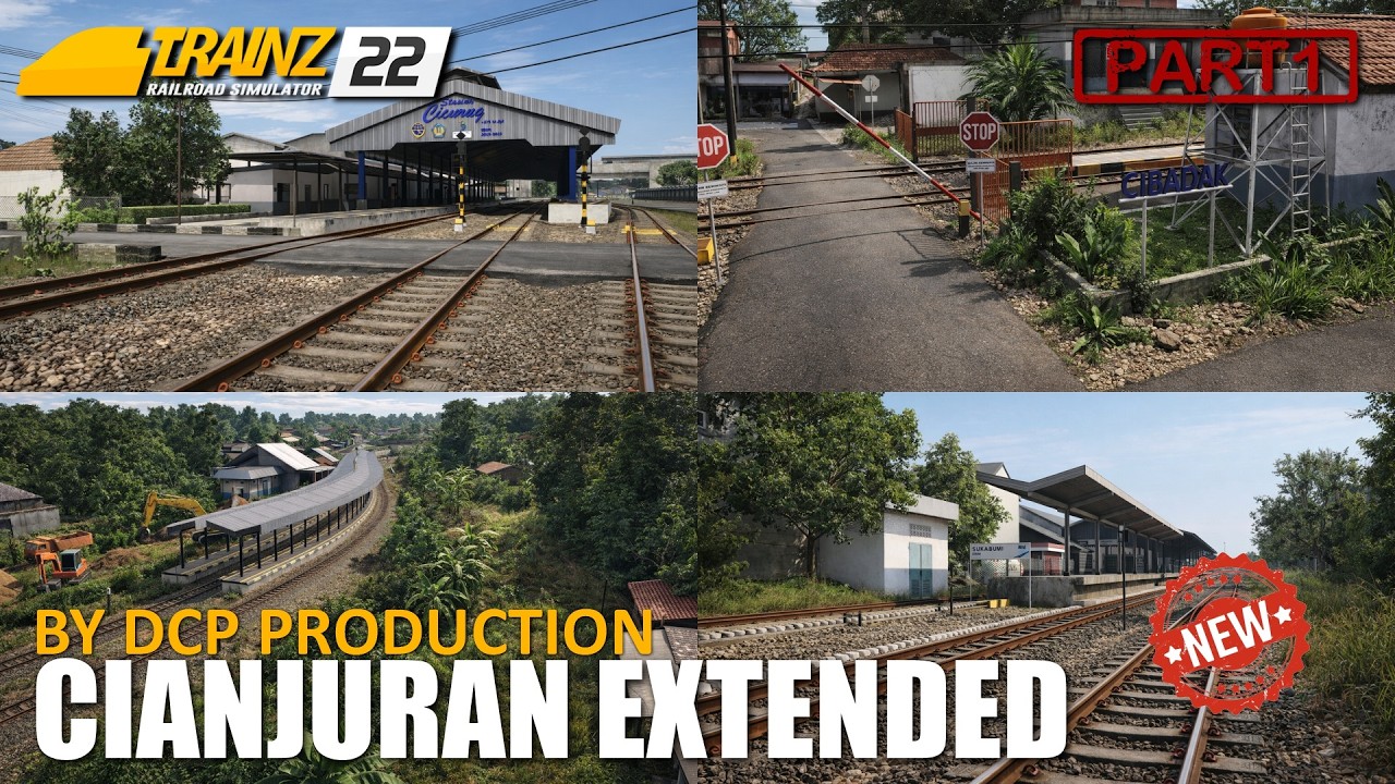 UPDATENYA JAUH, MAKIN MANTAP! Review Rute Cianjuran By DCP Production | TRAINZ SIMULATOR INDONESIA