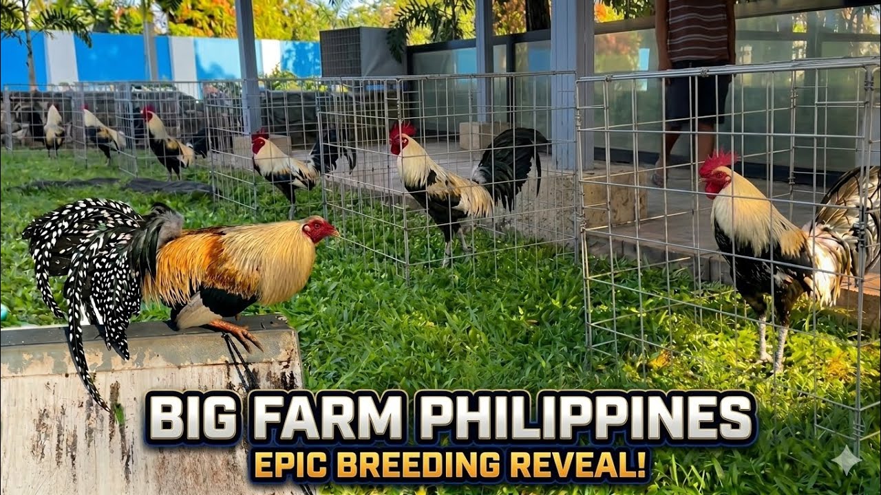 Попай Грей, Филиппины 🇵🇭 Время кормления Курятник свободного выгула, открытый курятник, большая ф...