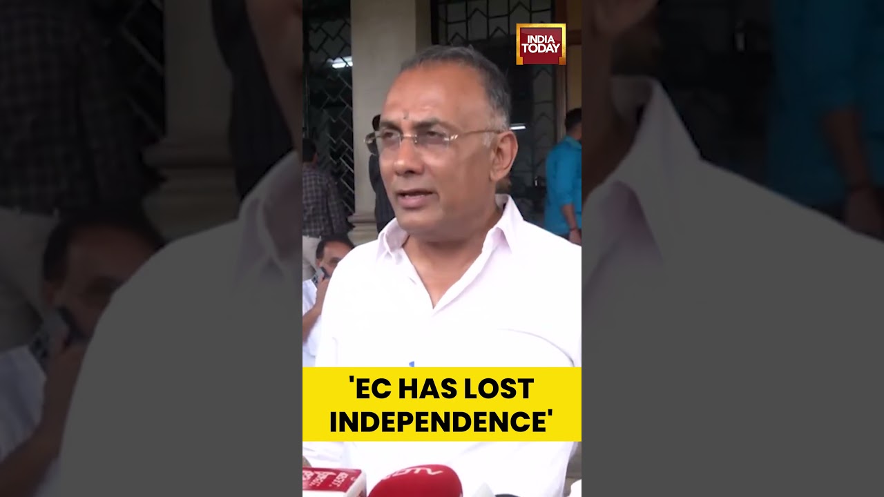 Dinesh Gundu Rao Criticizes Election Commission and BJP Control Over Institutions