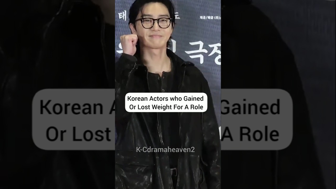 The Most Shocking Weight Changes in K-Drama History #youtubeshorts #trending #parkseojoon #hansoohee