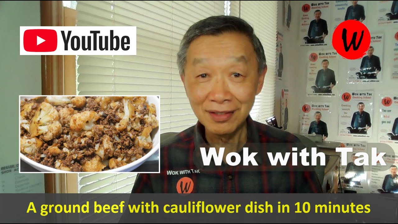 A ground beef with cauliflower dish in 10 minutes