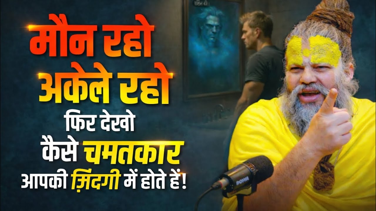 मौन रहो अकेले रहो फिर देखो कैसे चमत्कारआपकी ज़िंदगी में होते हैं! | premanand ji maharaj