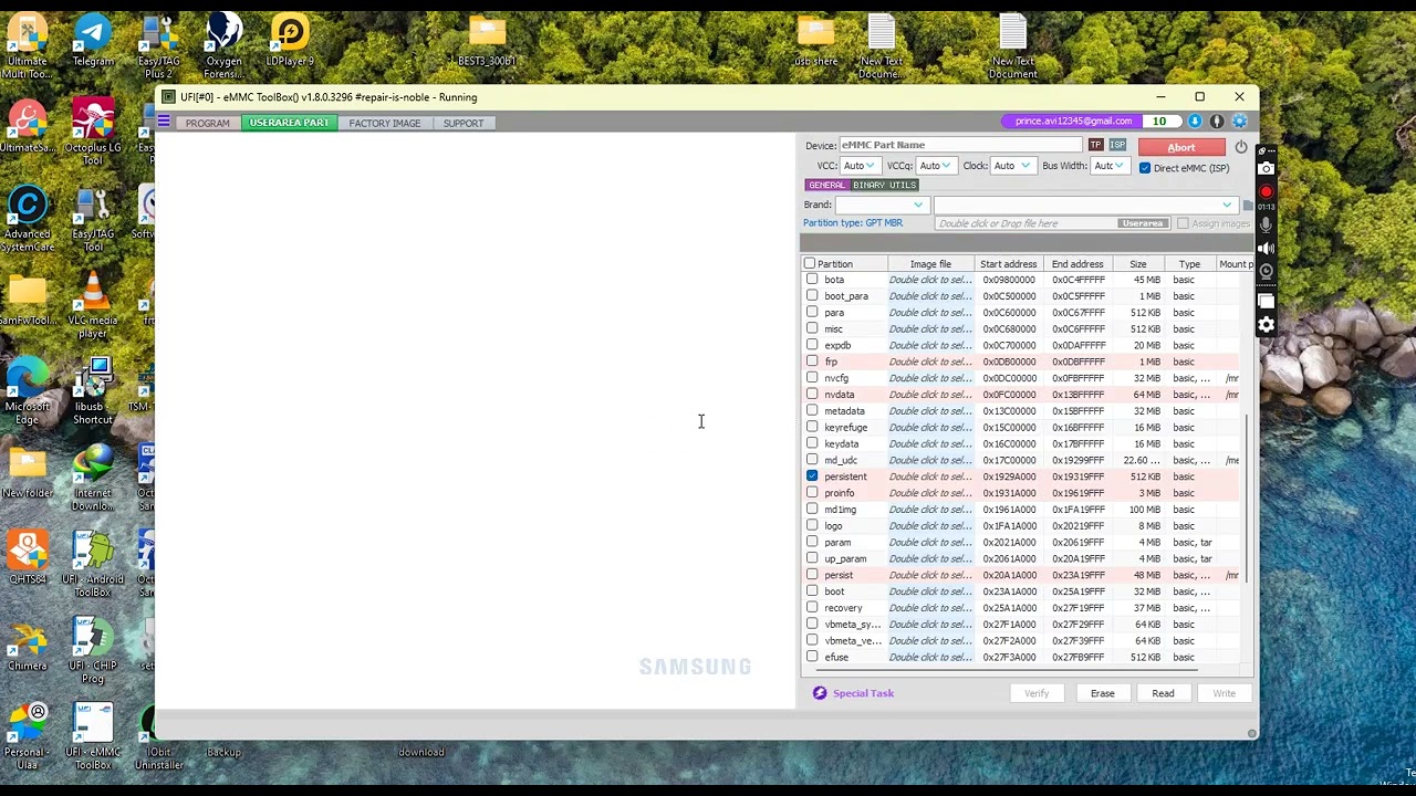 Samsung A042f frp unlock by Ufi isp done