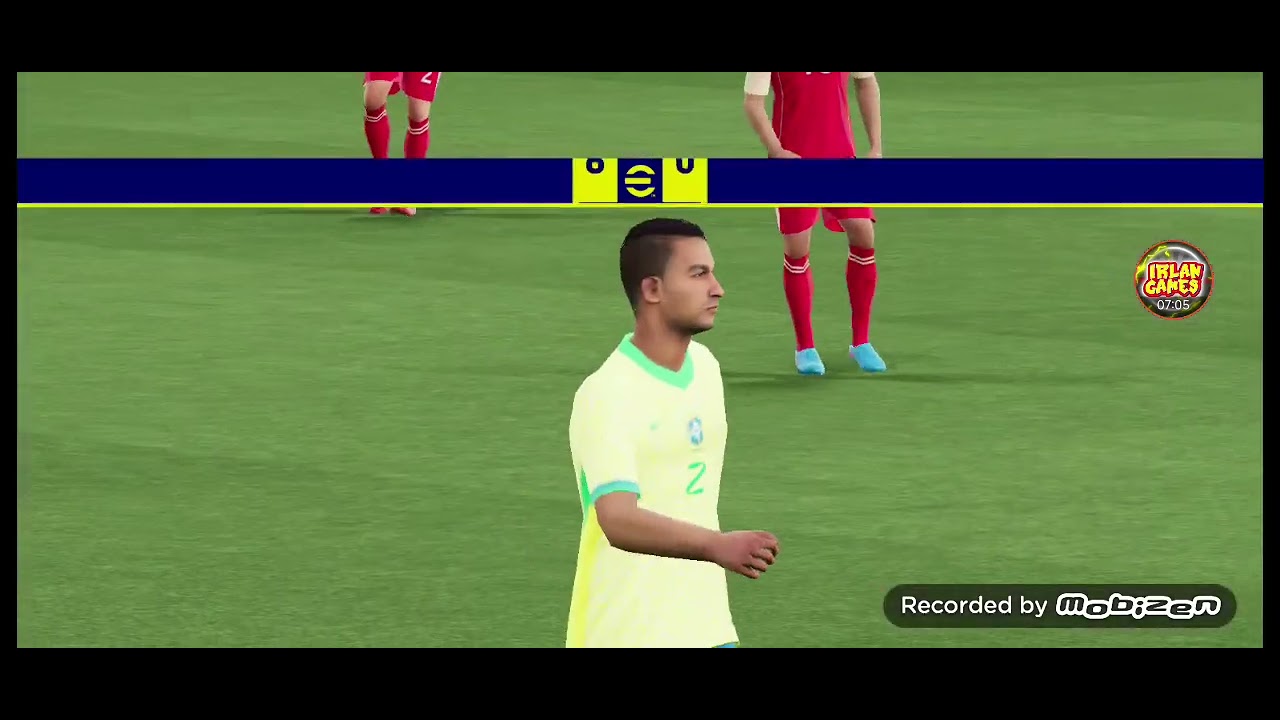 Brasil vs Venezuela no jogo efootball 2026