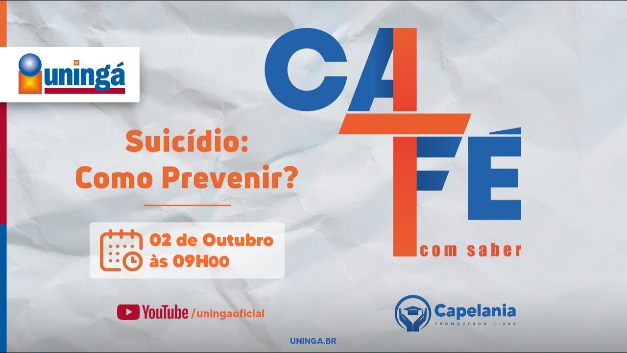 CAPELANIA - SUICÍDIO COMO PREVENIR?
