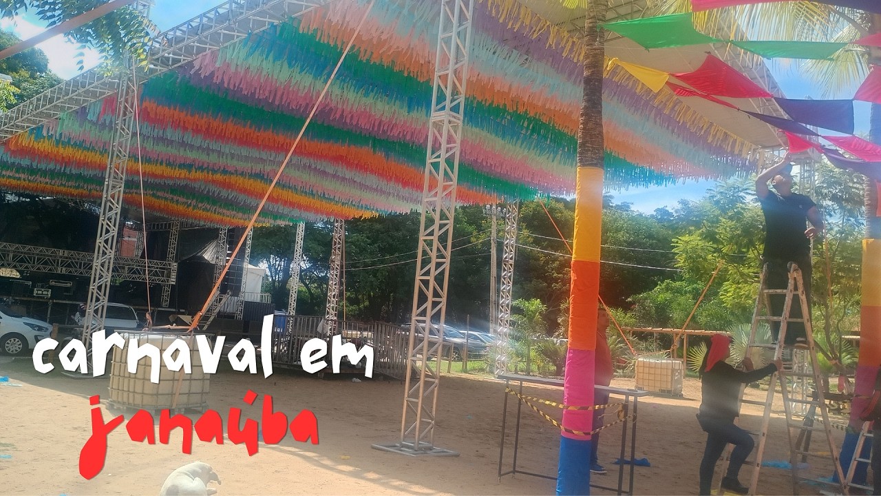 palco do carnaval em janaúba mg