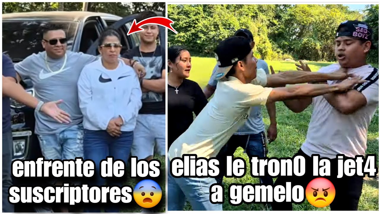 Gemelo ni las manos met7o hoy encontró a su padr2 en la calle