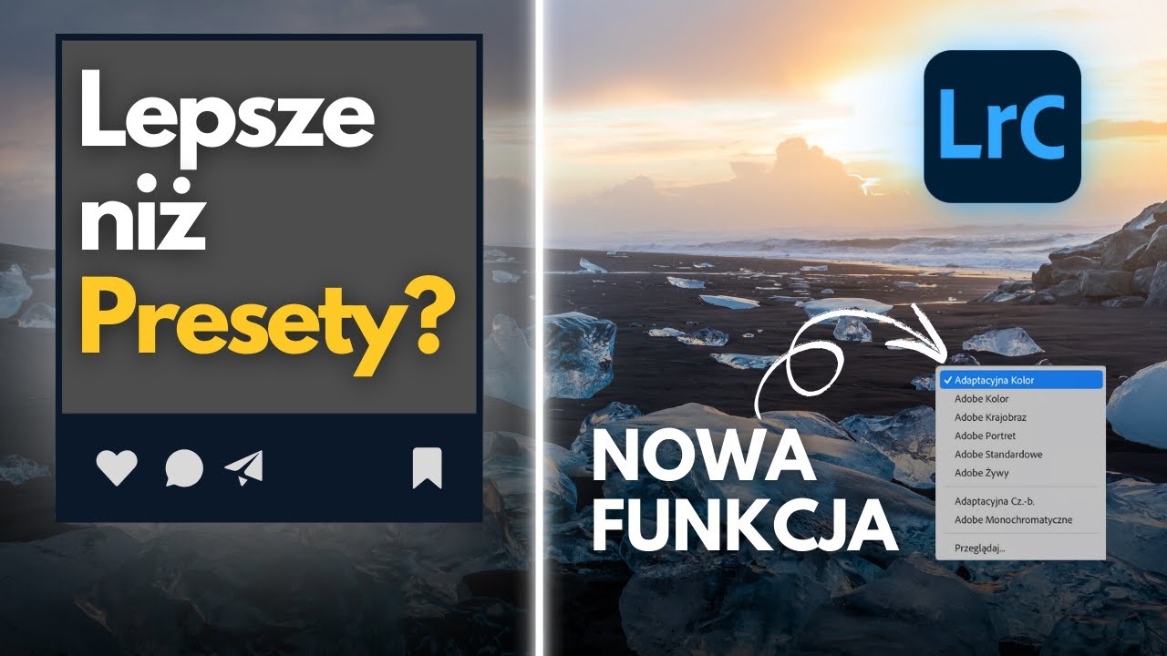 Dwie nowe funkcje w Lightroom | Segmentacja SI krajobrazów oraz automatyczne profile