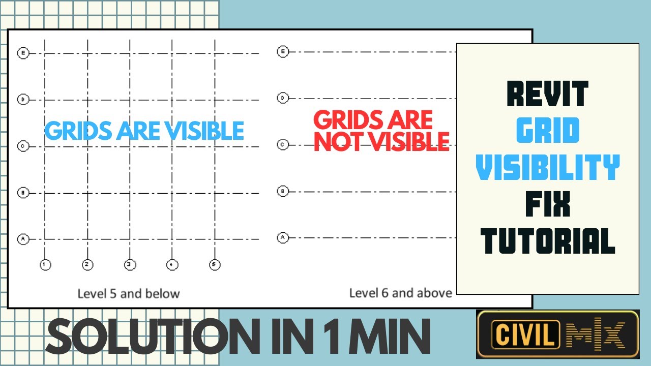 How to Fix Revit Grid Visibility : Ensuring Grids Across All Floor Levels