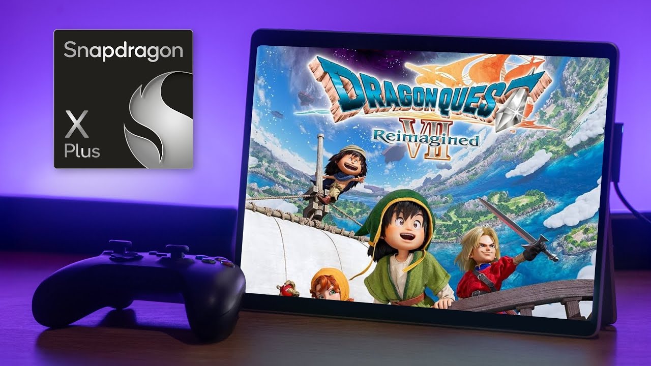 Dragon Quest VII Reimagined — Surface Pro 11 (Snapdragon X Plus 16 ГБ) — Тест производительности FPS