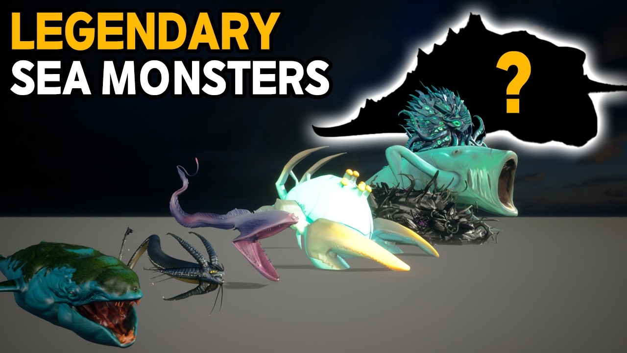Legendary Sea Monsters Size Comparison : Sea Eater VS Umu