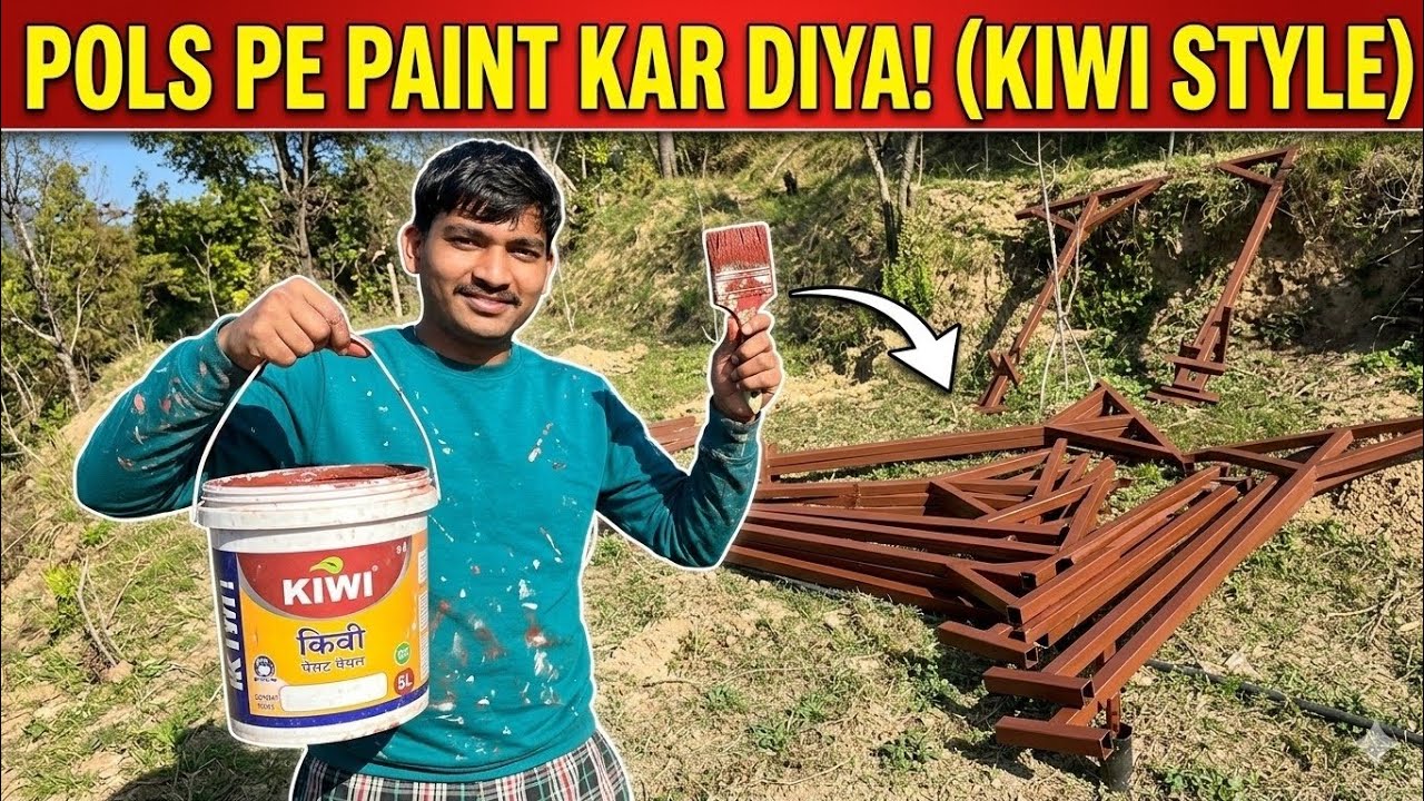 Kiwi ke poles m paint kr diya🙃| Priyanshu thakur vlogs 